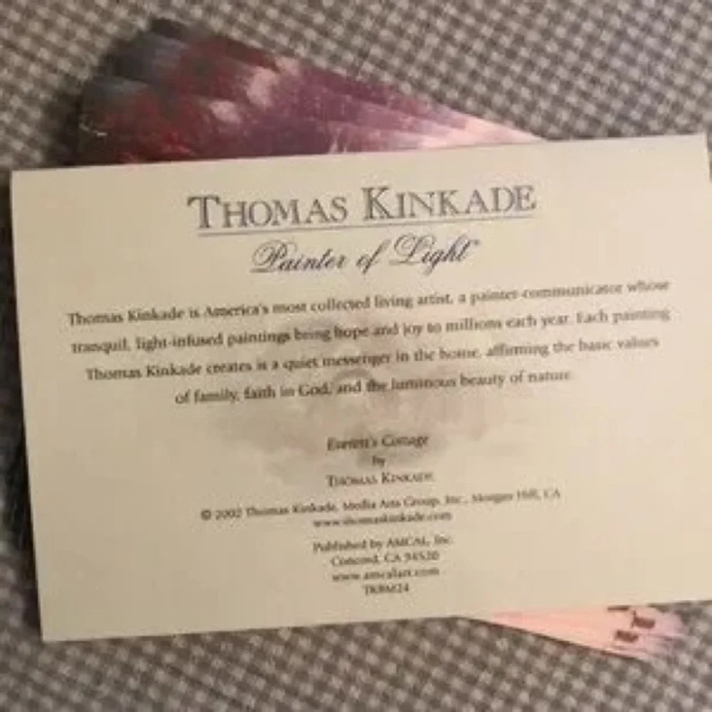 Thomas Kinkade 'Places in the Heart' Note Cards - Pastel Cottage (Set)